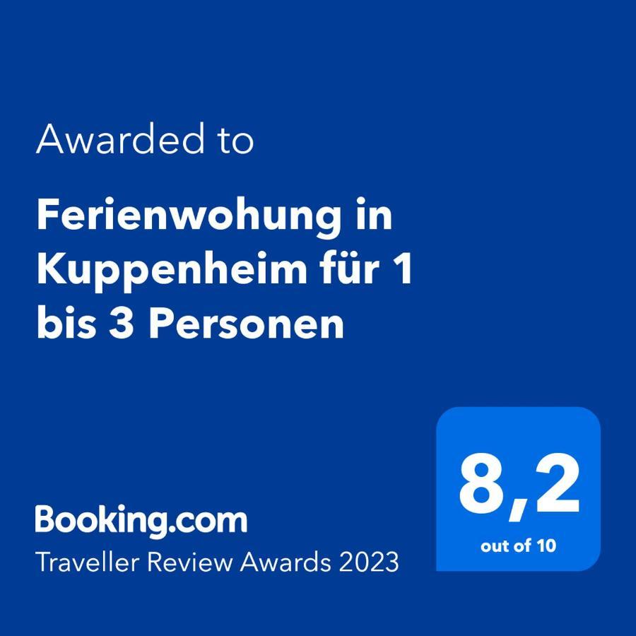 Appartement Ferienwohung In Kuppenheim Fuer 1 Bis 3 Personen Extérieur photo